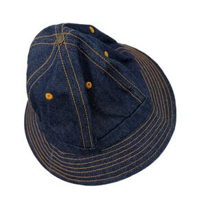 Mark McNairy Original Chuck Denim Bucket Hat Mens OS Jean Outdoors Cotton EUC